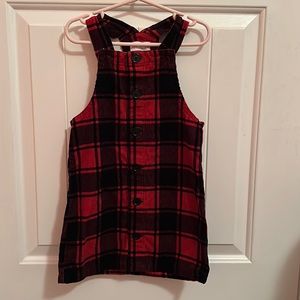 Buffalo Plaid Corduroy Dress